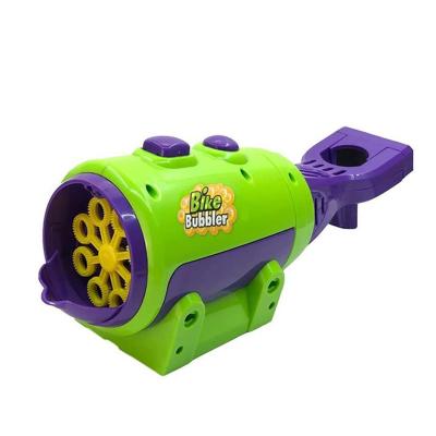 China Outdoor Bike Bubble Blower Maker Summer Push Toys Kids Bike Bubble Blower Maker for sale