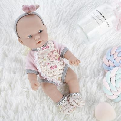 China 10 inch lifelike soft silicone reborn baby doll - no function doll for sale