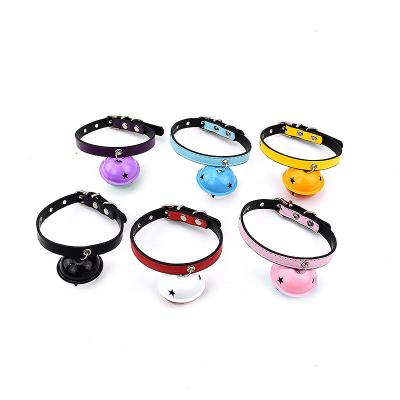 China New Quick Release Style Pet Accessories Cat And Dog Collars With Color Big Bells for sale