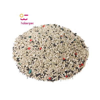 China High End Cat Litter Original Broken Bentonite Mineral Cracked Bentonite Cat Litter Yellow Dustproof for sale