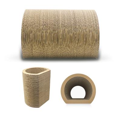 China Viable Corrugated Paper Type Cat Scratcher Toy Grind Claws Cat Bed Tunnel Cardboard for sale