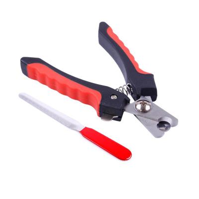 China Haisenpet Viable Hot Stainless Steel Against Accidental Injury Cat And Dog Nail Clippers Easy To Use Folder Pet Two-Piece Nail Clippers for sale