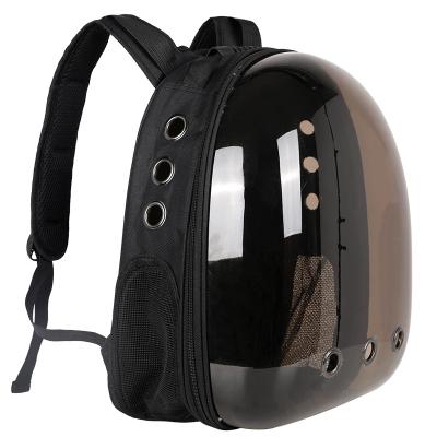 China New Cloth+PC Cat Bag Take Out Portable Transparent Space Capsule Take Out Breathable Cat Supplies Pet Backpack for sale