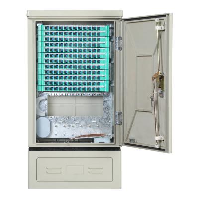 China 1 96 Cores Max. 576 Cores Outdoor SMC Fiber Optic Cross Connect ODF Cabinet for FTTH for sale