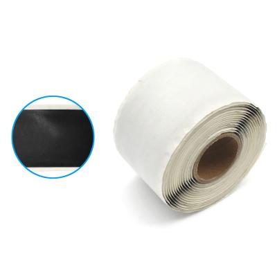 China Waterproof Insulation Tape Rubber Vinyl Mastic Elastic Black Tape 2228 Dielectric Constant 3.5 for sale