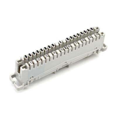 Chine 10 Module à paires de couronnes de la série LSA-PLUS Méthode de terminaison optique IDC 26-20 AWG Taille du fil à vendre