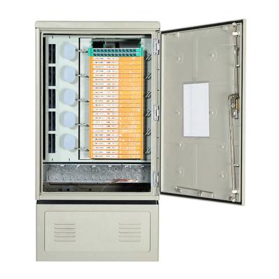 China FTTH Optic Cross Connection Cabinet Outdoor 576 Cores SMC Fiber Optic Cabinet for sale