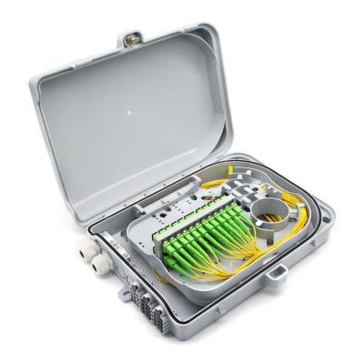 China FTTH-Netzwerk 24 Sc Simplex-Adapter Glasfaserausrüstung Elektrische Verteilerbox 300mm*380mm*100mm zu verkaufen