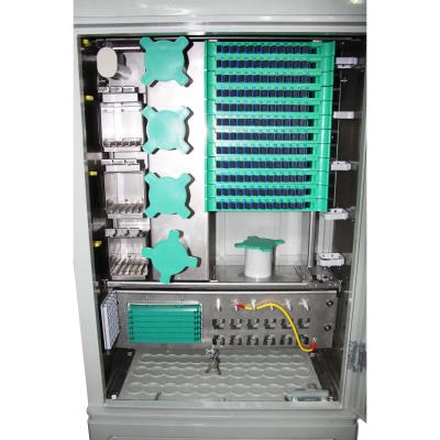 China SMC Outdoor Cross Connect Electrical Optical Fiber Distribution Cabinet FC Fiber Type for sale