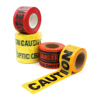 China Underground PE Non-detectable Cable Warning Tape for Cable Wire Marker Protection for sale