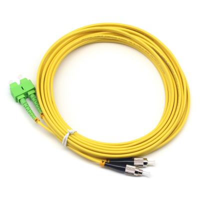 China Duplex FC UPC zu SC APC SM Glasfaser-Patch-Cord mit Betriebstemperatur von -40 bis 75°C zu verkaufen