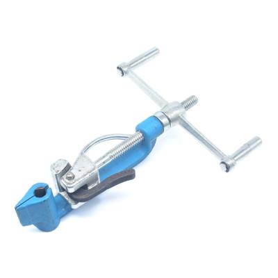 China Industrial Grade Fiber Optical Strap Fastening Tool Banding Tensioner Blue and Silver for sale