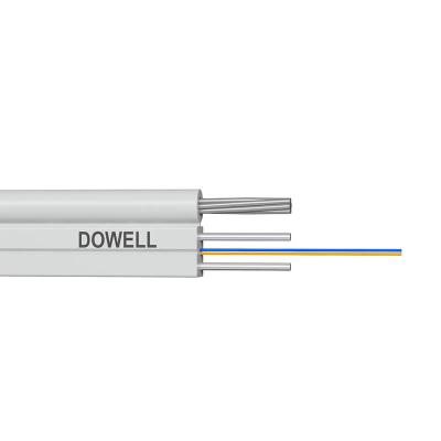 China Zelfdragend FRP-KFRP-optisch druppelkabel voor FTTH buiten 2*5.0mm G652D G657A Te koop