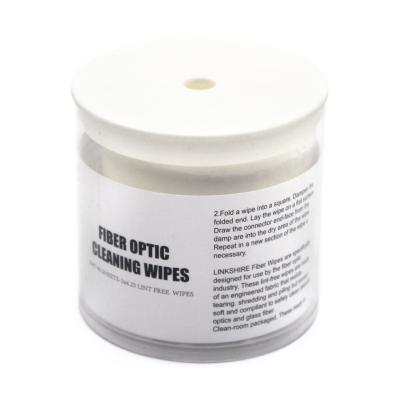 China 90 Wipes Dry Fiber Optic Connectors Cleaning Wipes for sale