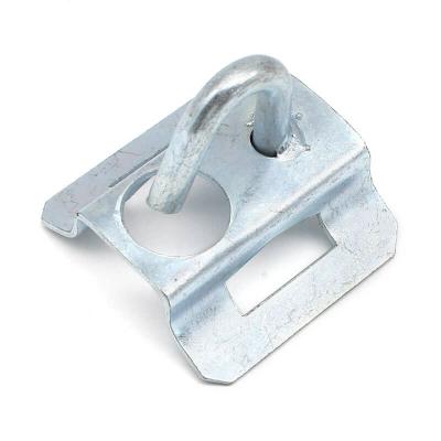 China Galvanized Steel Draw Hook Bracket Pole Mounted Fix Tension Clamps for sale