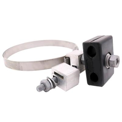 China ADSS OPGW Type Cable Down-Lead Clamp On Pole Tower for sale