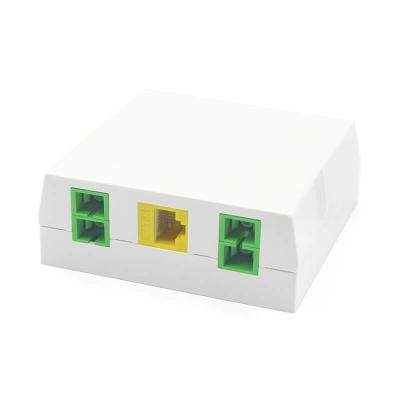 Κίνα 4 θύρες SC προσαρμογείς Fiber Optic Mounting Box για τοίχο προς πώληση