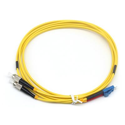 Κίνα LSZH 3.0mm 2.0mm Fiber Optic Patch Cord Duplex LC UPC σε FC UPC SM προς πώληση