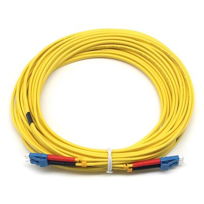 China DX LC UPC to LC UPC SM G657A1 3.0MM Fiber Optic Patch Cord for sale