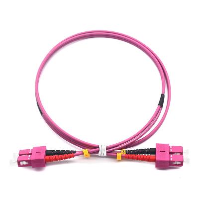 Китай FTTH Duplex Fiber Optic Patch Cord SC PC к SC PC OM4 MM продается