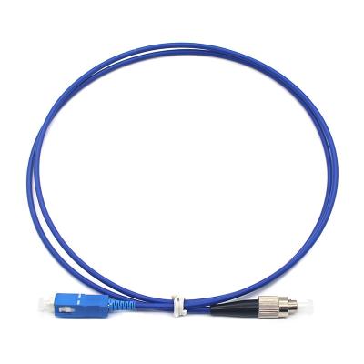 China Simplex SC UPC to FC UPC SM Fiber Optic Patch Cord for sale