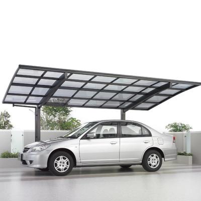 China Aluminum Patio Low Price Reinforced Carports Garages With Polycarbonate Roofs for sale