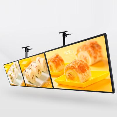 China Aluminum+Acrylic+LED Picture Box Easy Changed Led Acrylic Magnetic Magnetic Light Box Fast Food Menu Board Light Box for sale