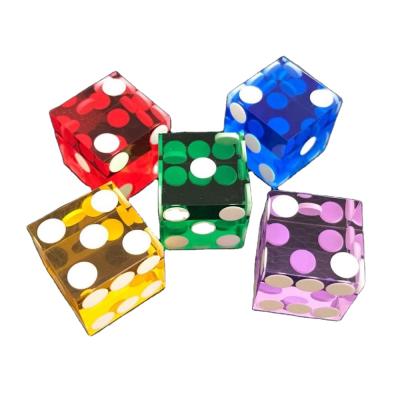 China Yexin suppliers acrylic new products 6 sided transparent dies d24 dies for sale