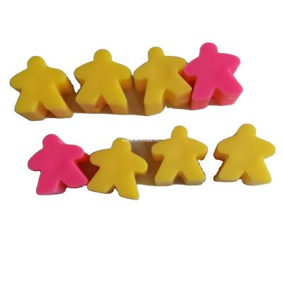 China New board game piece factory plastic plastic card acrylic props manufacture small game pawns for sale