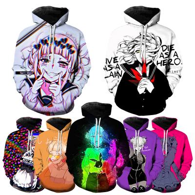 China Anime Characters Windproof Himiko Toga 3D Printed Hoodies For Men 2021 New Fashion Oversized Pullover Casual 3D Printed Mens Hoodies for sale