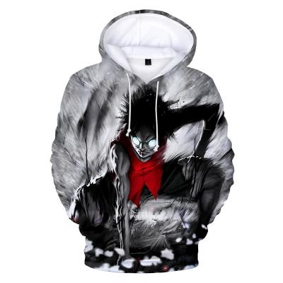 China 2021 Windproof High Quality Oversized Pullover Popular Classic Anime 3D Printed Hoodies For Men Fashion Casual 3D Printed Mens Hoodies for sale