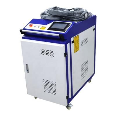 China Hotels 1500W JPT Fiber Laser Welding Machine Handheld Laser Welder With Automatic Wire Feeder for sale