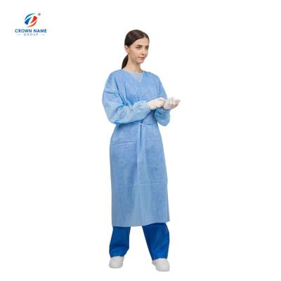 China Good Quality Breathable Factory Customized Wholesale Sterile Isolation Gown for sale