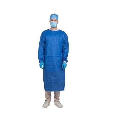 China OEM Waterproof Disposable Sterile Surgical Gown SMS Doctor Gown for sale