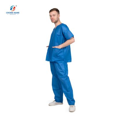 China Waterproof Scrub Suits Colors Doctors Fashionable Doctors Scrub Suit Uniform for sale