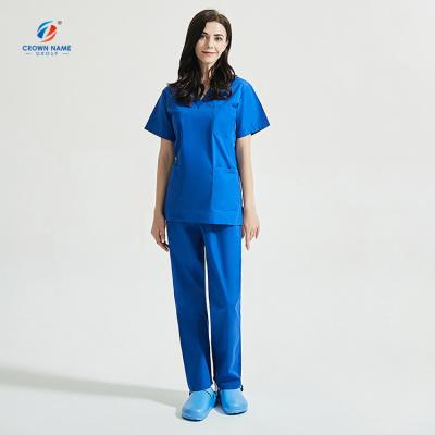 China Cheap Unisex Hospital Quick Dry Medical Scrubs Custom Made Clothes Nurses Suits Uniforms for sale