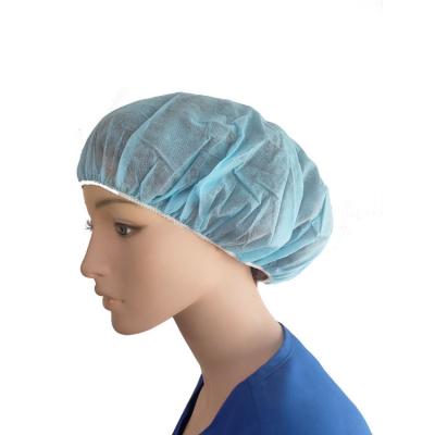 China Colorful Disposable Cheap Price PP SMS Non Woven Personal Care Head Cap for sale