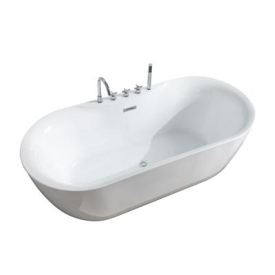 China Italy 1500mm Bathtub New Design Slim Edge Acrylic Hotel Bathtub Air Free Soaking Massage Viable For 1 Person Rectangle for sale