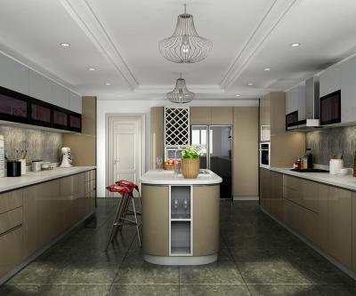 China Customized Modern Modular Kitchen Accessories Kitchen Cabinet Kenya Kitchen for sale