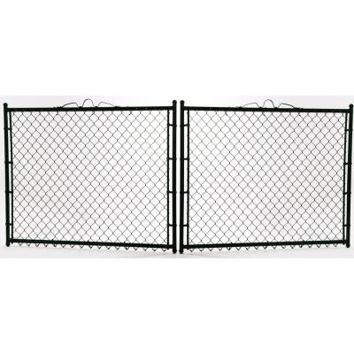 China Easily Assembled Exterior Chain Link Garden Galvanized Wire Gate for sale