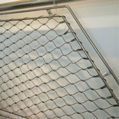 China Easily Assembled Mesh Net Flexible Inox Stainless Steel Wire Rope Zoo Mesh Fence Zoo Stainless Steel Wire Metal Rope for sale