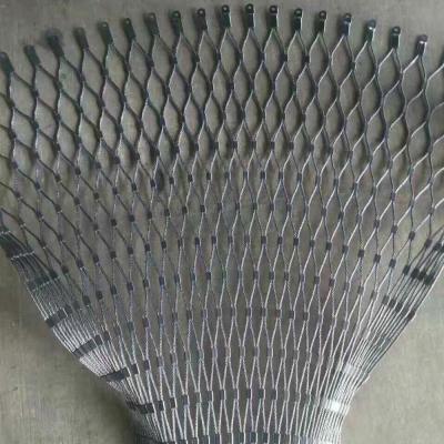 China Anti Theft Metal Stainless Steel Wire Rope Mesh Net Usa Stainless Steel Wire Rope Net Easily Assembled for sale