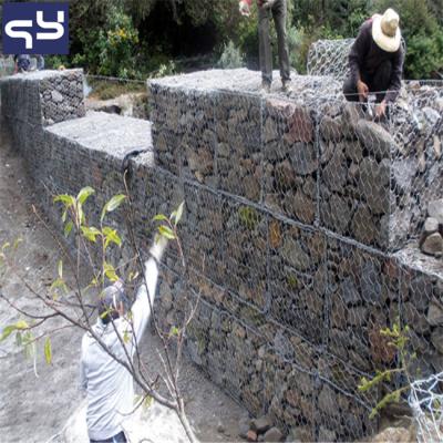 China Easily Assembled Hot Dipped Galvanized Gabion Box / Welded Gabion Insurance / Gabion Baskets for sale