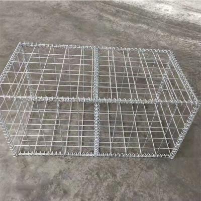 China Easily Assembled C Ring Staples 4x2x1 Welded Gabion Box Carbon Steel Welded Gabion Box for sale