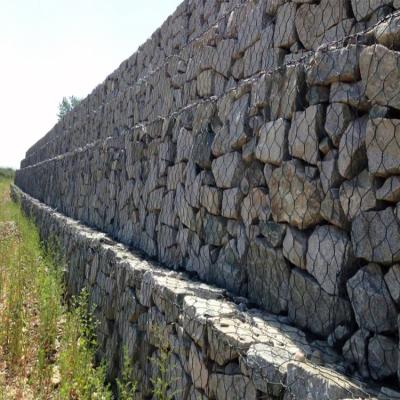 China Best Price Gabion Wall Materials Plain Weave Stone Cage Landscape Gabion Box Cages Hexagonal Wire Mesh for sale