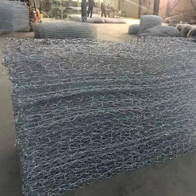 China High Quality Plain Weave Double Boxes Cage Stone Gabion Iron Wire Box Gabion Factory For Retaining Wall for sale