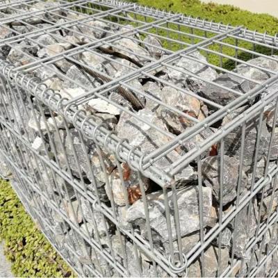 China Factory Supply Pervious Easily Assembled Galvanized Welded Gabion Basket Stone Baskets Tops Welded Gabion Box for sale