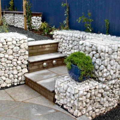 China Supplier Easily Collected 1m x 1m x 0.5m Welded Gabion Box Bunnings Gabion Stone Basket For Stone Retaining Wall for sale