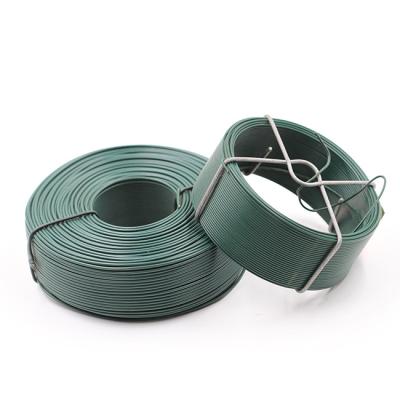 China Binding Wire PVC Coated Iron Wire Factory Price Attendants 100 Garden Wire Galvanized Plastic Coated Iron Wire for sale