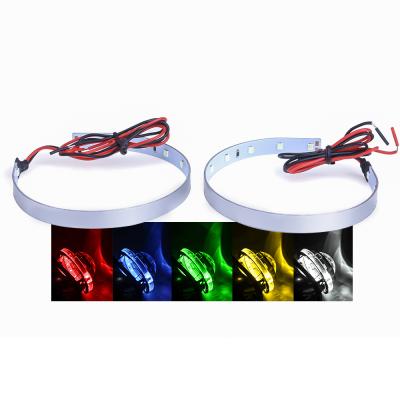 China Car RGB Symmetrical Accessories 2.5 Inch Universal 3.0 Inch Demon Eye Ring Projector Headlights for sale